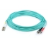 Picture of AddOn 100m LC (Male) to ST (Male) Straight Aqua OM4 Duplex Plenum Fiber Patch Cable