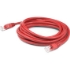 Picture of AddOn 10ft RJ-45 (Male) to RJ-45 (Male) Straight Red Cat6A UTP PVC Copper Patch Cable