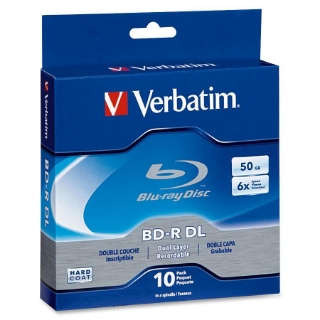Picture of Verbatim BD-R DL 50GB 6X with Branded Surface - 10pk Spindle Box