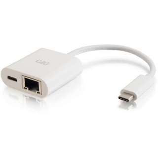 Picture of C2G USB C to Ethernet Adapter with Power Delivery