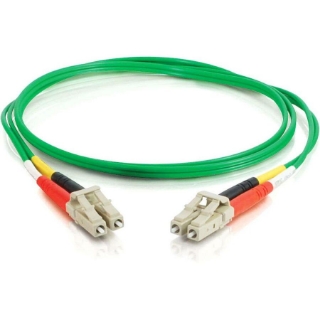 Picture of C2G-10m LC-LC 62.5/125 OM1 Duplex Multimode PVC Fiber Optic Cable - Green