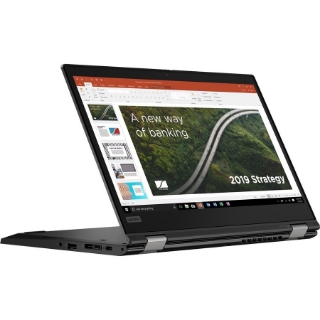 Picture of Lenovo ThinkPad L13 Yoga Gen 2 21AD0027US 13.3" Touchscreen Convertible 2 in 1 Notebook - Full HD - 1920 x 1080 - AMD Ryzen 5 PRO 5650U Hexa-core (6 Core) 2.30 GHz - 8 GB Total RAM - 256 GB SSD - Glossy Black