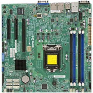 Picture of Supermicro X10SLM+-F Server Motherboard - Intel C224 Chipset - Socket H3 LGA-1150 - Micro ATX