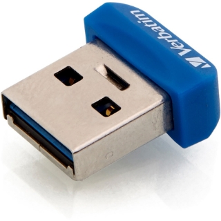 Picture of Verbatim 32GB Store 'n' Stay Nano USB 3.0 Flash Drive - Blue