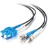 Picture of C2G-1m SC-ST 9/125 OS1 Duplex Singlemode PVC Fiber Optic Cable - Black