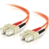 Picture of C2G-30m SC-SC 62.5/125 OM1 Duplex Multimode Fiber Optic Cable (Plenum-Rated) - Orange