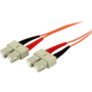 Picture of 3m Fiber Optic Cable - Multimode Duplex 50/125 - OFNP Plenum - SC/SC - OM2 - SC to SC Fiber Patch Cable
