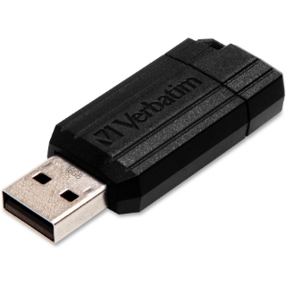 Picture of Verbatim 16GB Pinstripe USB Flash Drive - Black