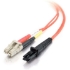 Picture of C2G-2m LC-MTRJ 62.5/125 OM1 Duplex Multimode PVC Fiber Optic Cable - Orange