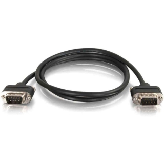 Picture of C2G 6ft Serial RS232 DB9 Cable with Low Profile Connectors M/M - In-Wall CMG-Rated