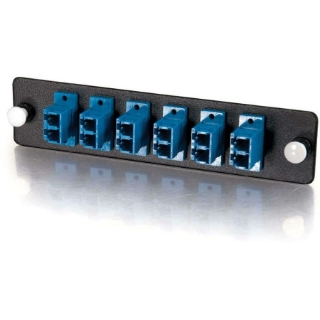 Picture of C2G Q-Series 12-Strand, LC Duplex, PB Insert, MM/SM, Blue LC Adapter Panel