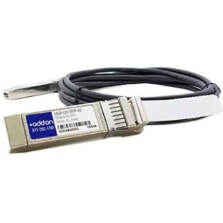 Picture of AddOn Enterasys 10GB-C03-SFPP Compatible TAA Compliant 10GBase-CU SFP+ to SFP+ Direct Attach Cable (Passive Twinax, 3m)