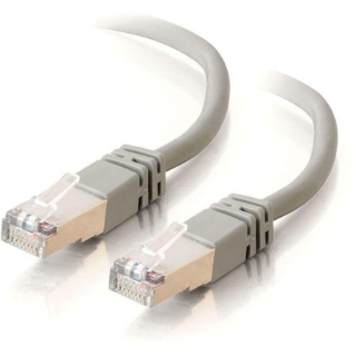 Picture of C2G-14ft Cat5e Molded Shielded (STP) Network Patch Cable - Gray