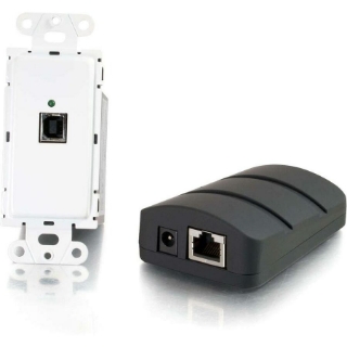 Picture of C2G TruLink USB 2.0 Superbooster Wall Plate Transmitter to Dongle Receiver Kit