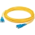 Picture of AddOn 50m SC (Male) to SC (Male) Straight Yellow OS2 Duplex LSZH Fiber Patch Cable