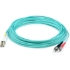 Picture of AddOn 15m LC (Male) to ST (Male) Straight Aqua OM4 Duplex Plenum Fiber Patch Cable