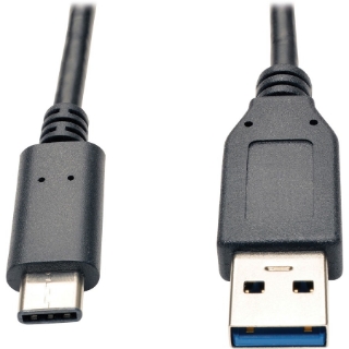 Picture of Tripp Lite 3ft USB 3.1 Gen 2 USB-C to USB-A Cable 10 Gbps USB Type-C M/M 3'