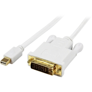 Picture of StarTech.com 3 ft Mini DisplayPort to DVI Active Adapter Converter Cable - mDP to DVI 1920x1200 - White