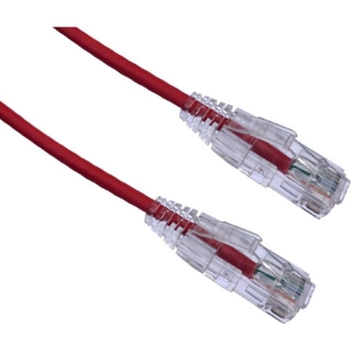 Picture of Axiom 1FT CAT6 BENDnFLEX Ultra-Thin Snagless Patch Cable 550mhz (Red)