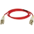 Picture of Tripp Lite 15M Duplex Multimode 62.5/125 Fiber Optic Patch Cable Red LC/LC 50' 50ft 15 Meter