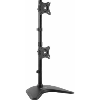 Picture of StarTech.com Vertical Dual Monitor Stand - Heavy Duty Steel - Monitors up to 27" - Vesa Monitor - Computer Monitor Stand