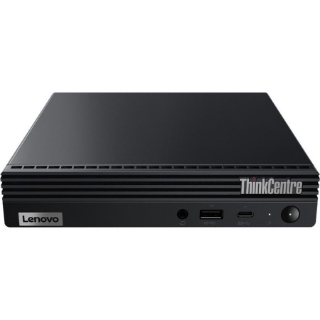 Picture of Lenovo ThinkCentre M60e 11LV008AUS Desktop Computer - Intel Core i3 10th Gen i3-1005G1 Dual-core (2 Core) 1.20 GHz - 8 GB RAM DDR4 SDRAM - 256 GB NVMe M.2 PCI Express PCI Express NVMe 3.0 x4 SSD - Tiny - Black