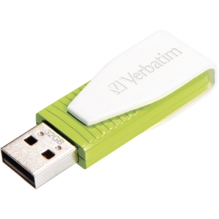 Picture of Verbatim 32GB Swivel USB Flash Drive - Eucalyptus Green