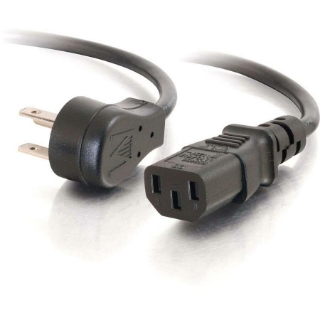 Picture of C2G 1.5ft 18 AWG Universal Flat Panel Power Cord (NEMA 5-15P to IEC320C13)