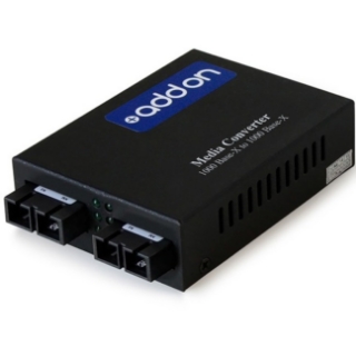 Picture of AddOn 1000Base-SX(SC) to 1000Base-LX(SC) MMF/SMF 850nm/1310nm 550m/20km Media Converter