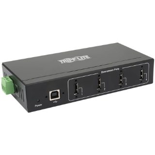 Picture of Tripp Lite USB 2.0 Hub Industrial 4-Port 15kV ESD Immunity Metal Mountable