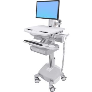 Picture of Ergotron StyleView Cart with LCD Pivot, LiFe Powered, 2 Drawers (2x1)
