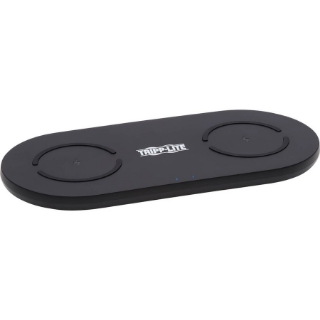 Picture of Tripp Lite Dual Wireless Charging Pad Qi-Certified for iPhone Android Black
