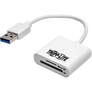 Picture of Tripp Lite USB 3.0 SuperSpeed SD / Micro SD Memory Card Media Reader 6in.