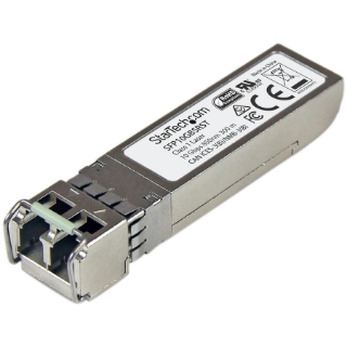 Picture of StarTech.com MSA Uncoded SFP+ Module - 10GBASE-SR - 10GE Gigabit Ethernet SFP+ 10GbE Multi Mode Fiber (MMF) Optic Transceiver - 300m DDM