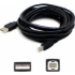 Picture of AddOn 5-Pack of 6ft USB 2.0 (A) Male to USB 2.0 (B) Male Black Cables
