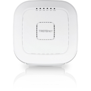 Picture of TRENDnet AC2200 Tri-Band PoE+ Indoor Wireless Access Point, 867Mbps WiFi AC + 400Mbps WiFi N Bands, Wave 2 MUMIMO, Client bridge, WDS, AP, WDS Bridge, WDS Station, Repeater Modes, White, TEW-826DAP
