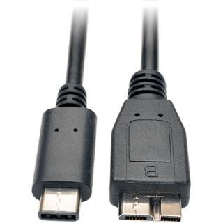 Picture of Tripp Lite 3ft USB 3.1 Cable USB Type-C USB-C to Micro-B M/M Gen 1.5 Gbps