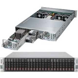 Picture of Supermicro SuperServer 2028TP-DECFR Barebone System - 2U Rack-mountable - Socket LGA 2011-v3 - 2 x Processor Support