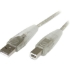 Picture of StarTech.com 6 ft Transparent USB 2.0 Cable - A to B