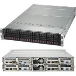 Picture of Supermicro SuperServer 2028TP-HC0R-SIOM Barebone System - 2U Rack-mountable - Socket R3 LGA-2011 - 2 x Processor Support