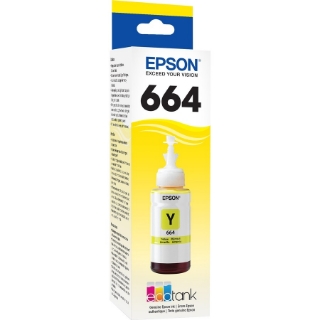 Picture of Epson T664, Yellow Ink Bottle