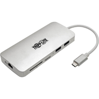 Picture of Tripp Lite USB C Docking Station 4k w/ USB Hub HDMI SD/Micro SD Gbe Charging, USB Type C, USB-C, USB Type-C