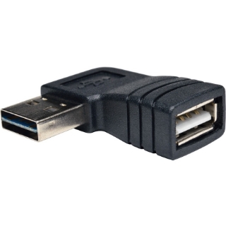 Picture of Tripp Lite USB 2.0 High Speed Adapter Reversible A to Right Angle A M/F