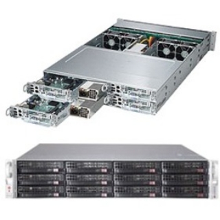 Picture of Supermicro SuperServer 6028TP-HTFR Barebone System - 2U Rack-mountable - Socket LGA 2011-v3 - 2 x Processor Support