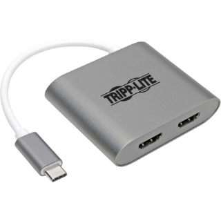 Picture of Tripp Lite USB C to HDMI Adapter Converter 2-Port Dual USB-C 3.1 4K@30Hz