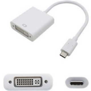 Picture of AddOn 5-Pack of USB 3.1 (C) Male to DVI-I (29 pin) Female White Adapters