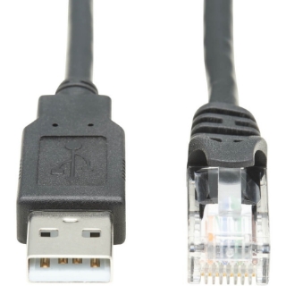 Picture of Tripp Lite USB-A to RJ45 Rollover Console Cable Cisco Compatible M/M 10ft