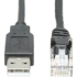 Picture of Tripp Lite USB-A to RJ45 Rollover Console Cable Cisco Compatible M/M 10ft
