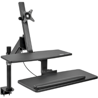 Picture of Tripp Lite WorkWise Single-Monitor Sit-Stand Desk Clamp Workstation