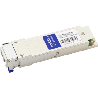 Picture of AddOn Huawei QSFP-40G-LX4 Compatible TAA Compliant 40GBase-LX4 QSFP+ Transceiver (MMF, 1270nm to 1330nm, 150m, LC, DOM)